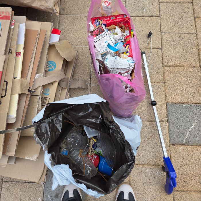  양산시.동네.쓰레기.플로깅