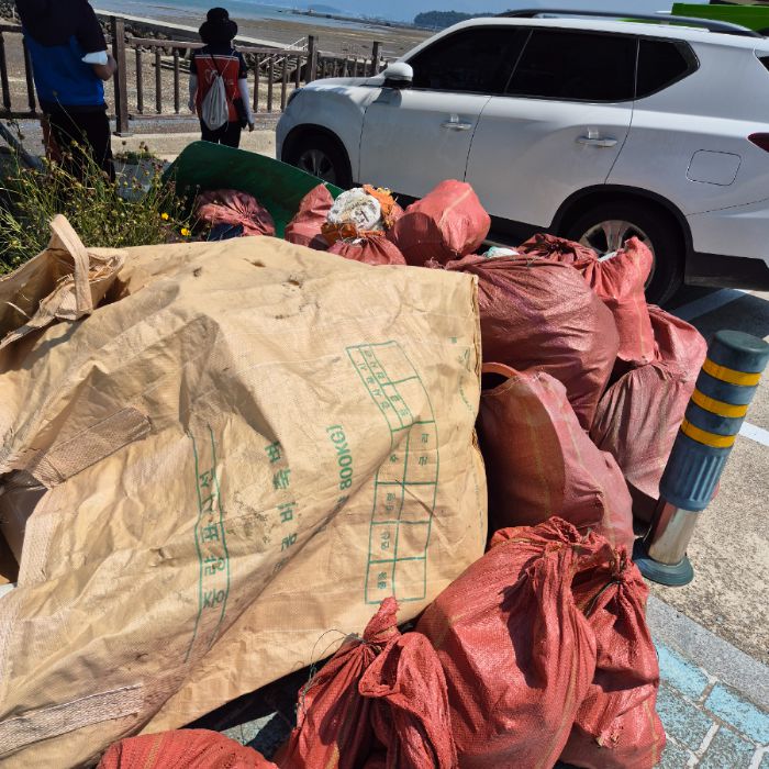  남해군.동네.쓰레기.플로깅