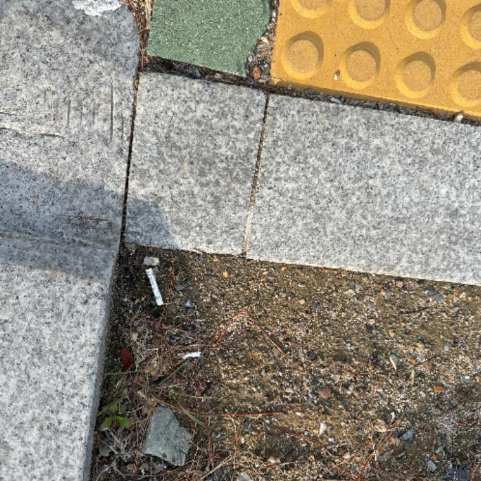 양산시.빗물받이.담배꽁초.직접청소